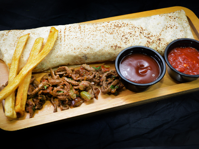 Grilled liver sandwich